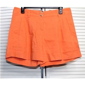 Theory Orange Shorts